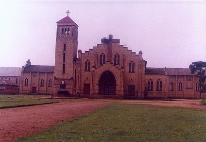 Die Missionskirche in Butare in Rwanda